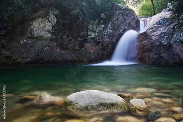 Fototapeta water cascade