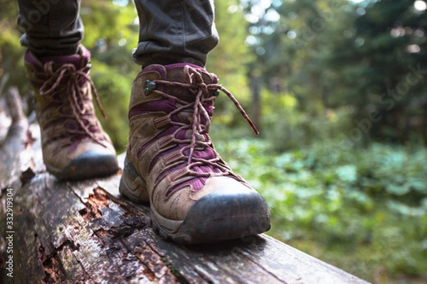 Fototapeta a hiking boots