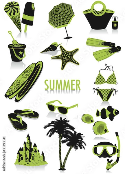 Obraz Summer silhouettes