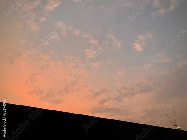 Obraz sunset in the sky