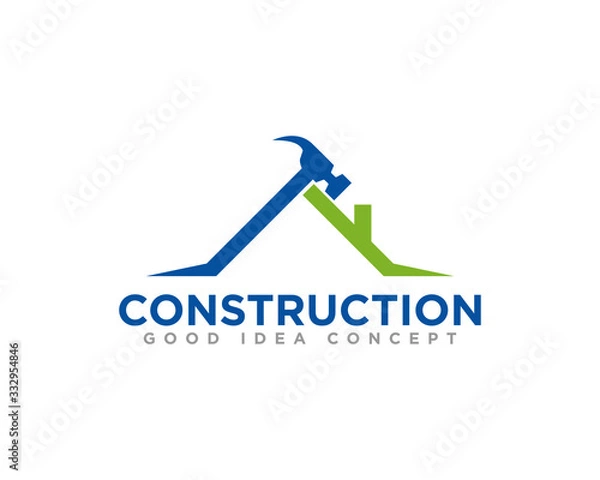 Obraz Construction Building Logo Icon Design Vector