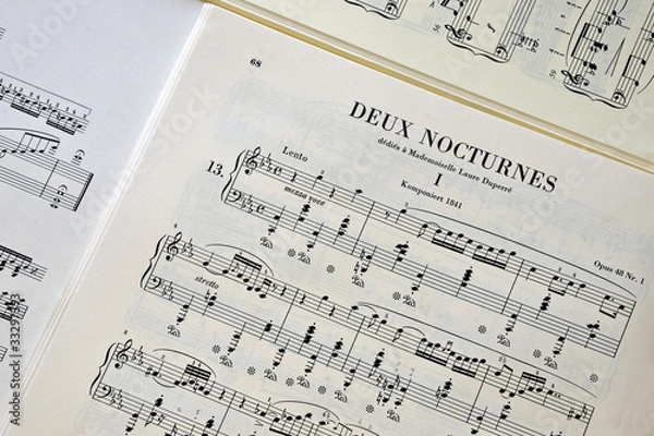 Obraz Partition Nocturne CHOPIN00