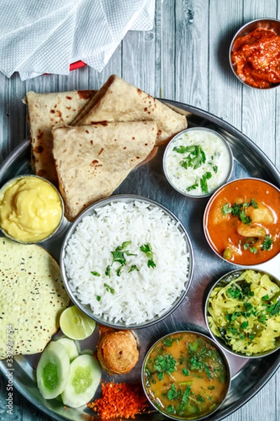 Obraz Special Thali (Indian Cookery)