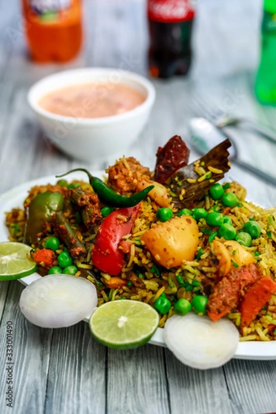 Obraz Veg Dum Biryani