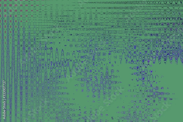 Fototapeta green waves abstract background