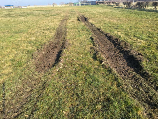 Fototapeta Dirt Track