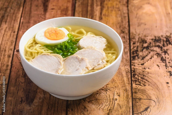 Fototapeta チキンスープラーメン