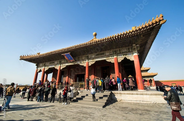 Obraz Central Hall of Harmony in Ancient Forbidden City