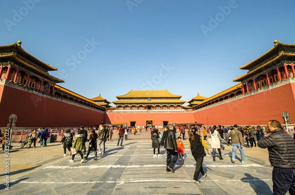 Obraz Meridan Gate of Ancient Forbidden City