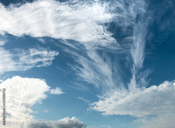 Fototapeta Cloudy sky background pattern