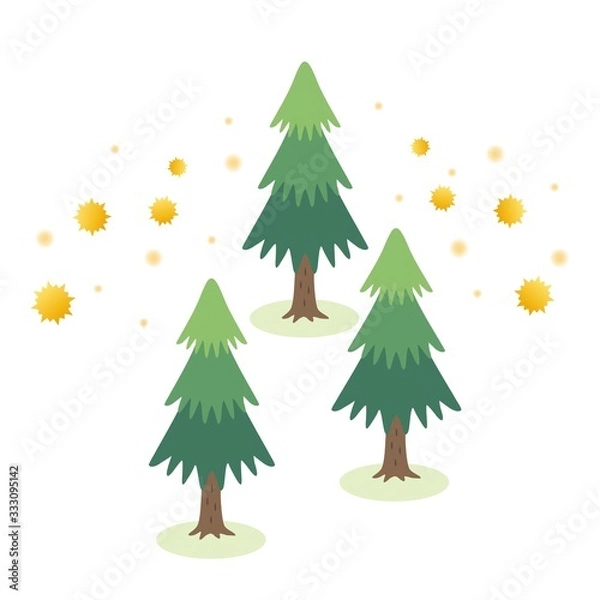 Obraz 杉花粉のイラスト3