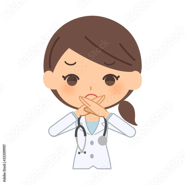 Fototapeta 医者　ダメ