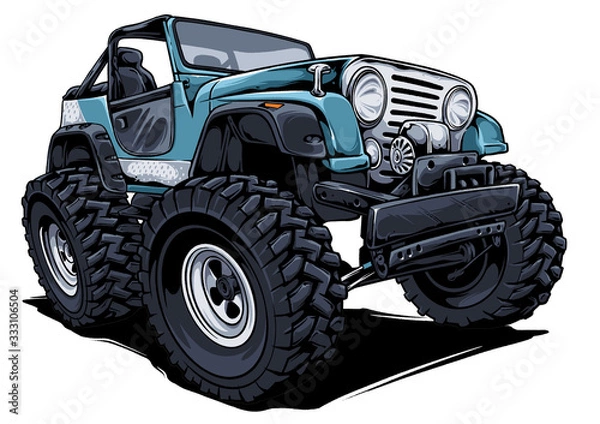 Obraz kolekcja grafiki samochodu