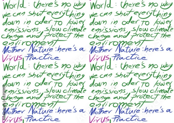 Fototapeta Quote seamless pattern, Repeating background