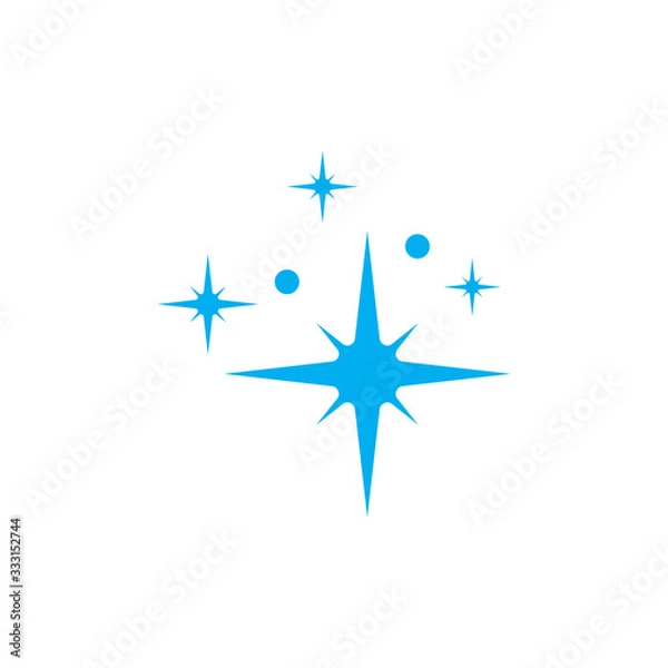 Fototapeta Shine icon design isolated on white background