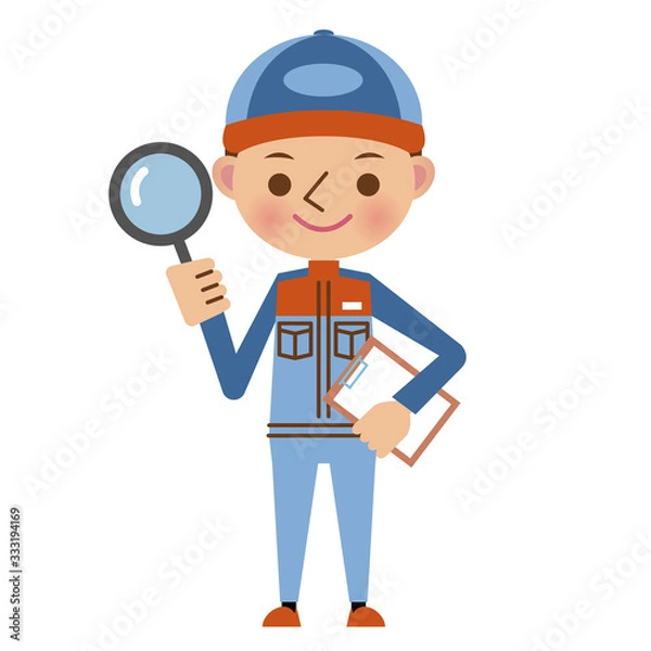 Obraz 自動車整備士の点検イメージ