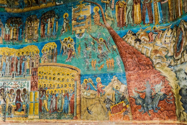 Fototapeta Voronet monastery or the "Sistine Chapel of the East"