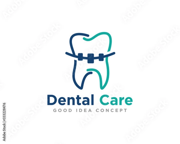 Obraz Medical Dental Logo Design Vector