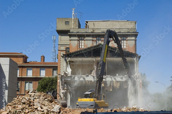 Fototapeta démolition