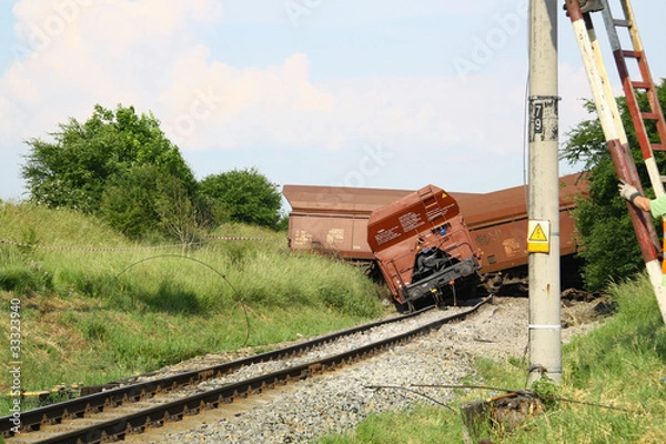 Obraz Train accident