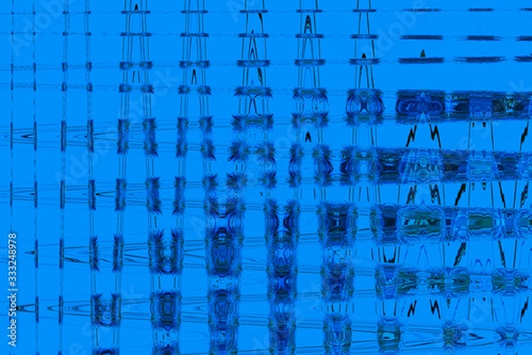 Fototapeta Blue waves abstract background