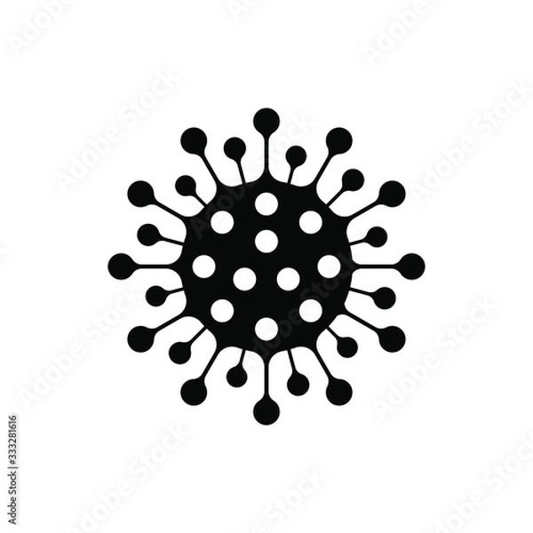 Obraz Coronavirus icon, flat vector image Eps