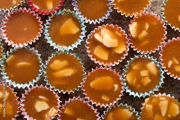 Obraz Knäck, Swedish traditional christmas sweet butterscotch candy