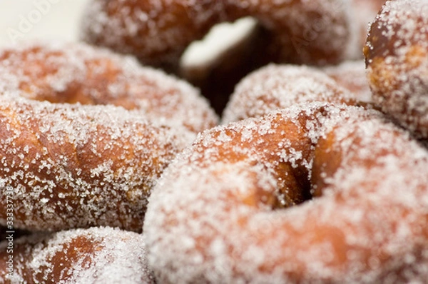 Obraz donuts with powdered sugar