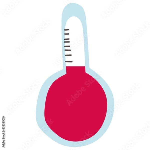 Fototapeta thermometer temperature measure isolated icon
