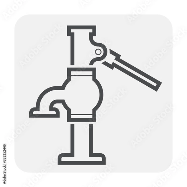 Obraz water pump icon