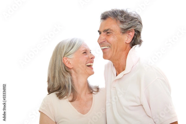 Fototapeta Glückliche Senioren