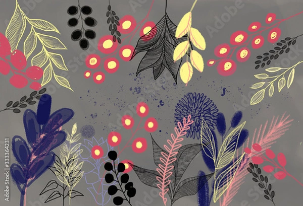 Obraz Blumiger Hintergrund