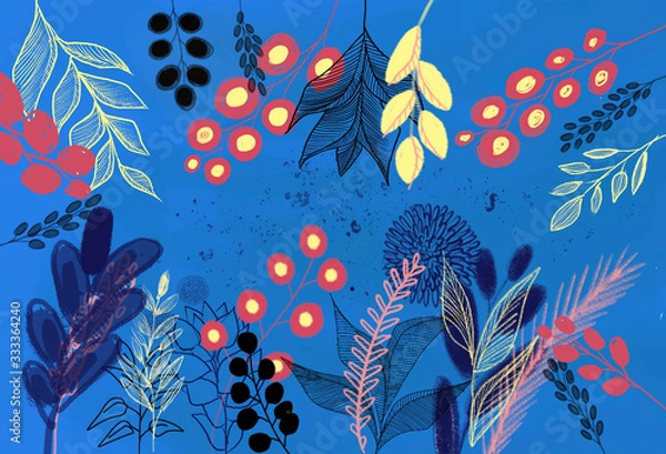 Obraz Blumiger Hintergrund