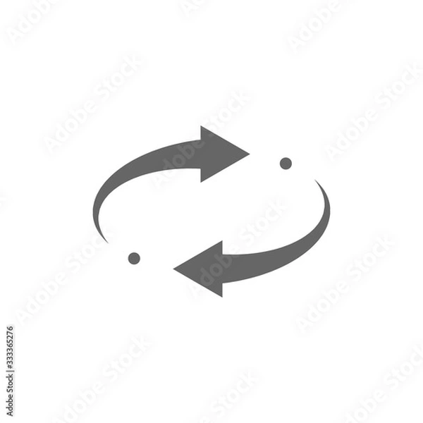 Fototapeta 360 degree icon vector .