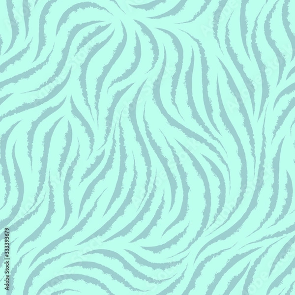 Fototapeta Vector seamless texture in trendy colors 2020 from smooth lines