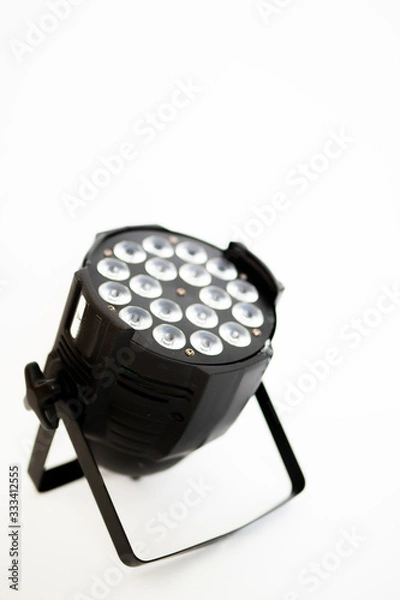 Obraz led par, dmx on white background