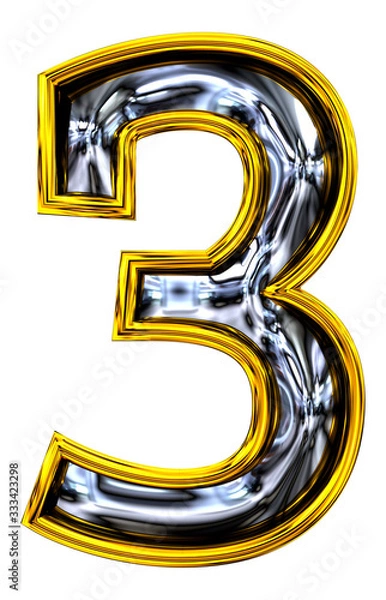 Fototapeta Renderowanie 3D, numer trzy 3.