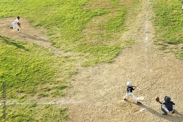 Obraz 休日の少年野球