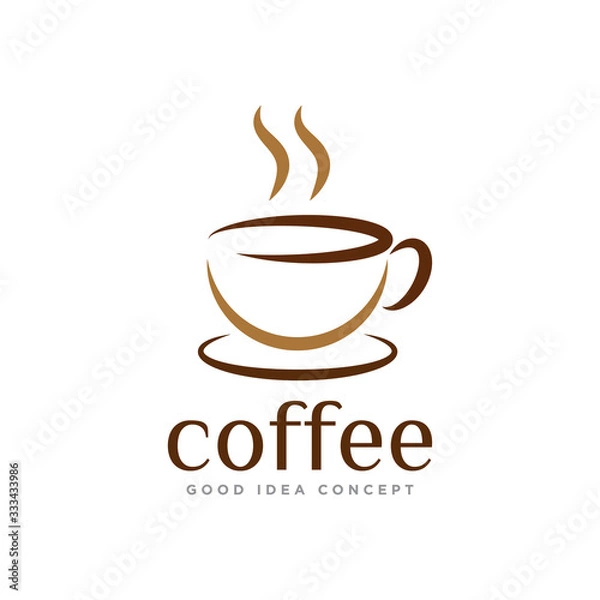 Fototapeta Coffee Logo Icon Design Vector