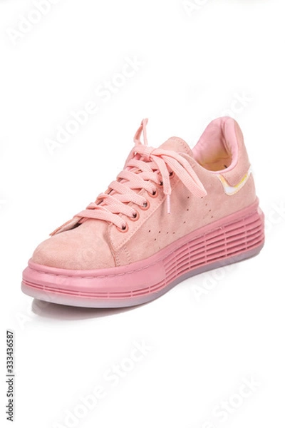 Obraz women sport shoes shoot in studio