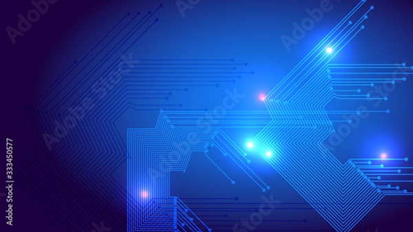 Fototapeta ITイメージサイバーデジタル背景