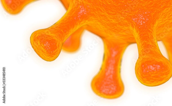 Obraz Coronavirus Covid-19 virus close up 3d rendering