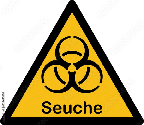 Obraz Biogefährdung - isoliert - Seuche