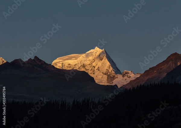 Obraz sunset in the mountains
