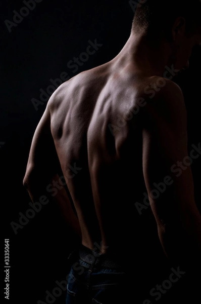 Obraz strong athletic man