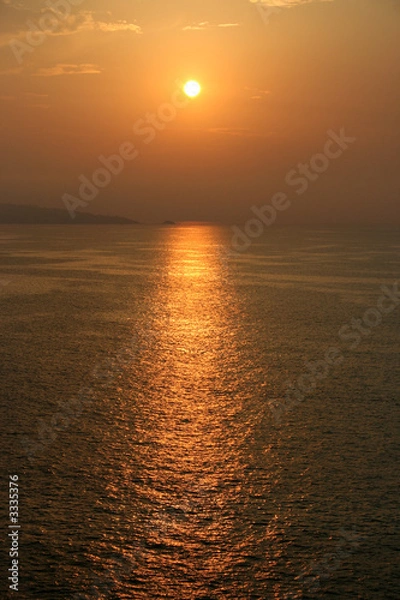 Obraz coucher de soleil