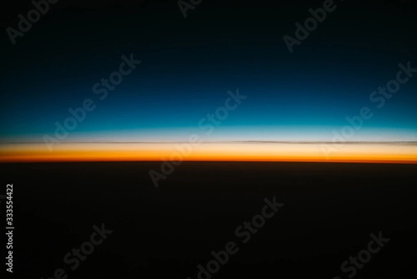 Fototapeta Airplane window view