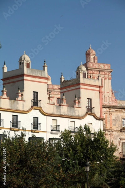 Fototapeta Torres miradores de Cádiz - Cadiz lookout tower