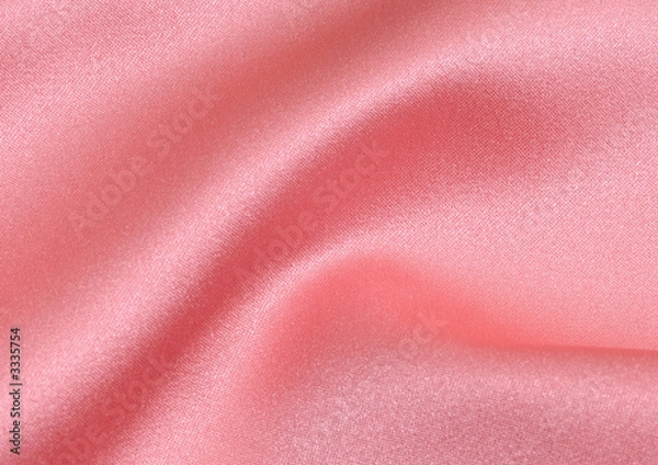 Obraz wavy fabric pink satin