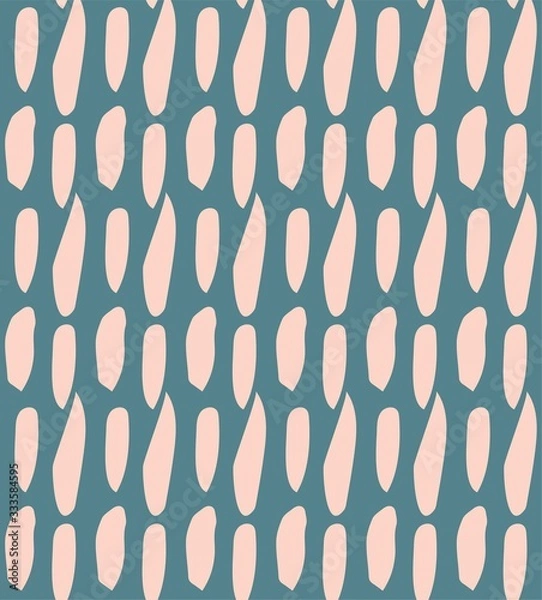 Obraz pink and green shapes geometric seamless vector pattern